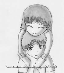 Collection of cute couple pencil drawing download more than 30. Couple Anime Cute Drawings Easy Novocom Top
