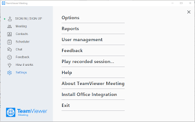Description remote control windows, mac, and linux computers with teamviewer: Teamviewer Meeting Options Teamviewer Support