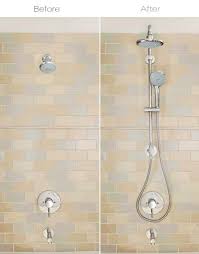 Jeff Sheats Designs Loves The Latest Retro Fit Shower Fixtures From Grohe Allowing You To Make The Most Shower Systems Shower Fixtures Bathroom Shower Panels
