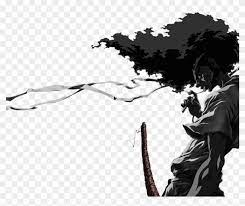 Afro Samurai Render Photo Black And White Anime Characters Clipart 3261930 Pikpng These anime have a black and white palette.