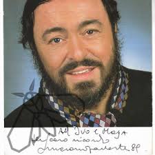Luciano Pavarotti Autographs