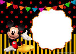 5.0 out of 5 stars 4. Free Printable Cheerful Mickey Mouse Birthday Invitation Templates Download Hundreds Free Printable Birthday Invitation Templates