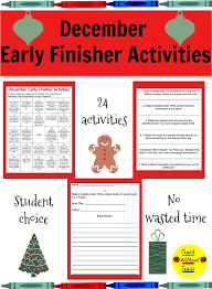 December Early Finisher Activities Early Finishers Activities Winter Classroom Activities Teaching Writing
