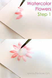Find the right instructor for you. Paint Beautiful Watercolor Flowers In 15 Minutes A Piece Of Rainbow