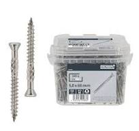 HELPMATE – Viti per terrazze 5 x 60 in acciaio inox A2 antiruggine, 500  viti per assi + 2 punte T25 – viti per assi da terrazza per esterni ...