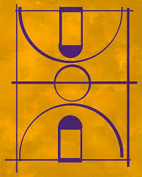 Section i—court and dimensions the playing court shall be measured and marked as shown in the court (see below) a free throw lane shall be marked at each end of … Los Angeles Lakers Pop Creation Basketball Court Art Mixed Media By Joe Hamilton