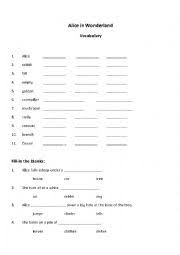 If you fail, then bless your heart. Alice In Wonderland Worksheets