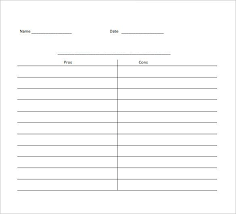 16 T Chart Templates Doc Pdf Free Premium Templates