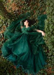 Shop the latest styles online. Fae Queen Emerald Ballgown Etsy Ball Gowns Fantasy Ball Gowns Ball Gowns Fantasy Fairytale