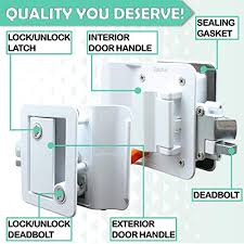 George ­did you ever notice that it seems you never have to actually put the key. Latch It White Rv Door Latch Rv Door Locks For Travel Trailers Travel Trailer Door Latch 100 Metal Camper Door Lock W 4 Camper Keys Trailer Door Lock Is
