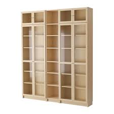 Billy Oxberg Bookcase Birch Veneer Shop Here Ikea Bookcase With Glass Doors Ikea Bookcase Glass Bookcase