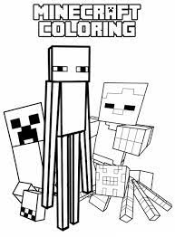 Minecraft coloring pages are all creatures in minecraft, one of the most popular computer games that is played over the world. Minecraft Coloring Pages Print Them For Free 100 Pictures From The Game