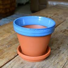 Maybe you would like to learn more about one of these? Terracotta Flower Pot Saucer 15cm Blue Glazed Weston Mill Pottery Uk