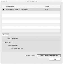 Mfc425cn biežāk uzdotie jautājumi discover the mac address of the brother network card. Use The Device Selector To Configure Your Brother Machine S Scanner Function Mac Brother