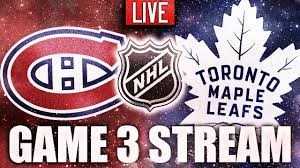 Watch live here, on cnbc, or the nbc sports app. Habs Vs Leafs Live Stream Game 3 2021 Nhl Season Montreal Canadiens Toronto Maple Leafs News Youtube