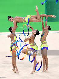 Gracious and elegant, rhythmic gymnasts have always been admired for their suppleness and incredible flexibility, which not only helps them to win rt sport takes a look at five olympic medalists who made the headlines and set pulses racing on the gymnastics mat as well as off it, resulting in. Group Japan Olympic Games Rio 2016 Gymnastik