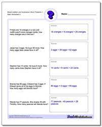 Check out these free printable addition and subtraction word problems worksheets to help your child understand the application of addition/subtraction in daily life. Word Problems Mixed Addition And Subtraction Word Problems