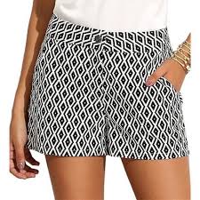 Black And White Striped Shorts Womens Black And White Houndstooth Women Shorts Summer Fashion Mid Waist Casual Pocket Straight Shorts Plaid S Mid Waist Shorts Plaid Shorts Women Shorts With Pockets