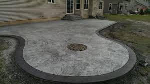 Concrete floor cost concrete floor installation how to clean concrete floors concrete floor design ideas: Hoffman Stamped Concrete Fractured Rock Texture Grey Charcoal With Charcoal Border
