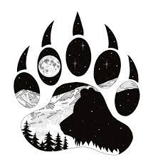 Fun walking wildlife marks in flat color. How To Draw A Bear Paw Novocom Top