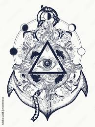 As michael card observes in his recent album, soul anchor: All Seeing Eye Tattoo Art Vector Freemason And Spiritual Symbols Alchemy Medieval Religion Occultism Esoteric Tattoo Magic Eye Steering Wheel And Anchor T Shirt Design Stock Vector Adobe Stock