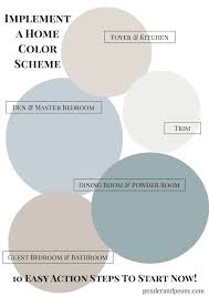10 Action Steps To Implement A Home Color Scheme House Color Schemes Interior Paint Colors For Living Room Interior Color Schemes