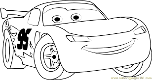 Cars coloring pages for kids. Cute Lightning Mcqueen Coloring Page For Kids Free Cars Printable Coloring Pages Online For Kids Coloringpages101 Com Coloring Pages For Kids