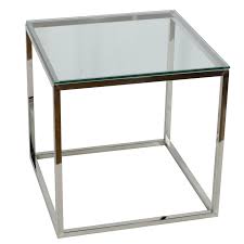 Entry accent tables can be used in any room. Cortesi Home Kent End Table Stainless Steel With Glass Top Square 22x22 On Sale Overstock 29230372