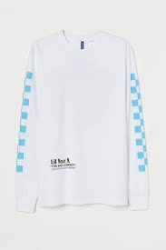 Lil nas x + the hub theme song (remix). Printed Jersey Top White Lil Nas X Schon Ab Min Price Kaufen Afound