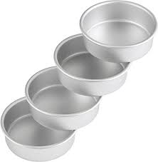 Spread the ganache over another cake in a smooth layer. Amazon Com Wilton Aluminum Round Cake Pan Set 6 X 2 In 4 Pack Home Kitchen