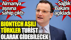 Türkiye'de koronavirüs aşı uygulama çalışmalarına biontech aşısı da dahil oldu. Biontech Asisi Olan Turkler Almanya Ya Seyahat Edebilecek Almanya Asisina Sahip Cikti