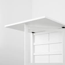 Il permet de ranger des affaires grâce à ses tiroirs et autres, mais aussi de. Norden Table A Rabat Blanc Materiau Durable Ikea