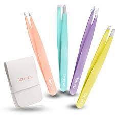 Tweezing works differently than shaving because it removes the entire hair by the root, versus cutting the hair with a blade. Buy Precision Tweezers For Eyebrows Terresa 4 Pack Eyebrow Tweezer Set For Ingrown Hair Removal Professional Brow Tweezers For Women Girls Daily Beauty Hair Plucking Tool With Carry Case Online In