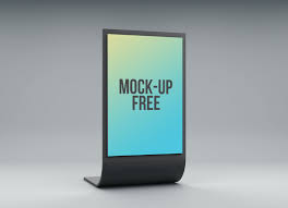 Download Free Curved 3d Display Stand Mockup Psd Files Good Mockups