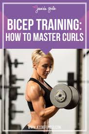 Most women don't do strength training. Curls Are For Girls Jessie Fitness Bicep Workout Women Bicep Workout Women Gym Biceps Workout