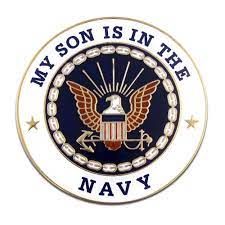 Pinmart S My Son In The Us Navy Military Enamel Lapel Pin Ebay Link Navy Veteran Military Pins Navy Retired
