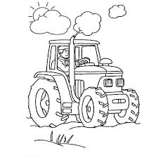 Coloriage tracteur les beaux dessins de transport imprimer et. Coloriages A Imprimer Tracteur Numero 206101
