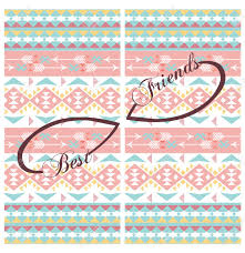 Lego friends is a product range of lego construction toys designed primarily for girls. Best Friends Design On Aztec Background Royalty Free Cliparts Vectors And Stock Illustration Image 37799047