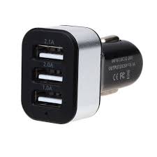 universal vehicle 12v 24v 3port usb 1a 2a 2 1a dc car charger usb power adapter for cellphone tablet pc lowest price rea car charger usb charger car car usb