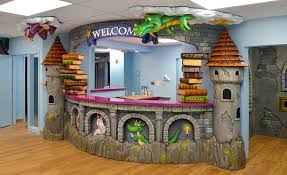 Magical Theming For Childrens Dental Office Pictures Pediatric Office Decor Pediatric Dental Office Dental Office Design
