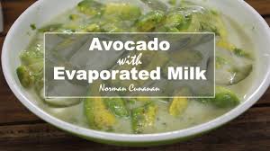 While you could use ordinary milk wherever evaporated is called for, in sauces or in coffee, it would taste thinner. Avocado With Evaporated Milk Avocado Avocado Recipes Low Carb Youtube