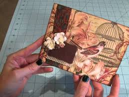 You've seen the tutorial, now you try it! Card Made Using A Paper Napkin Youtube