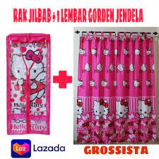 Explore menu, see photos and read 2581 reviews: Bisa Cod Paket 2 In 1 Rak Hijab Gorden Jendela Karakter Hello Kitty Lazada Indonesia