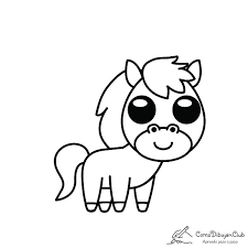 Ver más ideas sobre caballos, dibujos de caballos, pinturas de caballos. Como Dibujar Un Caballo Kawaii Comodibujar Club