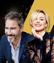 Thanks to the safe travel Gods! Eric McCormick and Laura Bell Bundy have  landed safely in Indy and the shows will go