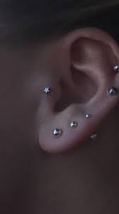 Tragus And Cartilage Piercing Cartilage Piercing Tragus Cute Ear Piercings Tragus Piercings Ear Piercings Tragus