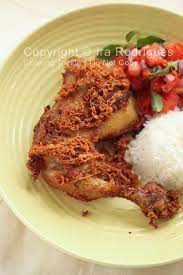 Crispy Chicken With Spicy Tomato Relish Ayam Kremes Sambal Dabu Dabu Tropical Food Recipes Crispy Chicken Tomato Relish