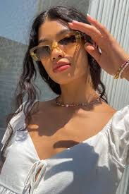 DMY Studios sellers Preston Sunglasses Transparent Brown