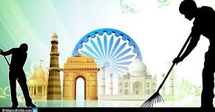 Swachh Bharat Abhiyan Cleanathon Campaign By Ndtv India Dettol India Poster Clean India Posters India Painting