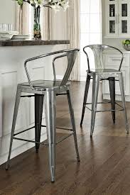The Galvanized Amelia Metal Cafe Barstools Were Originally Made Famous In The Quaint Bistros Of France This Metal Bar Stools Bar Stools Bar Stools With Backs